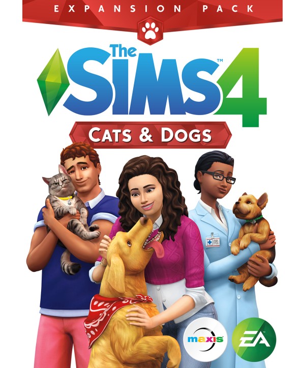 The Sims 4 - Cats & Dogs DLC Origin / EA app Key EUROPE